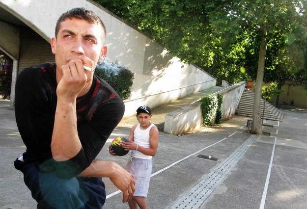 Gitani romeni a Barcellona